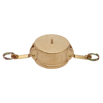 Brass 4" Female Camlock Dust Cap (USA)