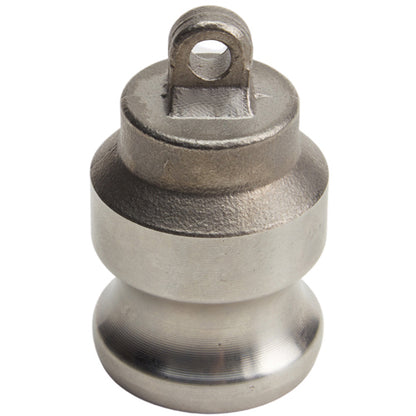 Stainless Steel 1/2" Cam & Groove Male Dust Plug