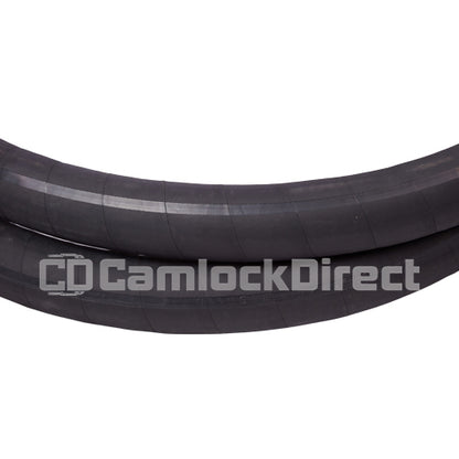 Black 2" x 20' Heavy-Duty Camlock Suction Hose