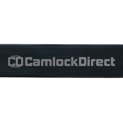 Black 2" x 50' Camlock Rubber Heavy-Duty Hose