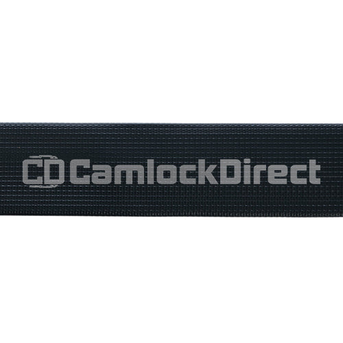 Black 3" x 50' Camlock Rubber Heavy-Duty Hose