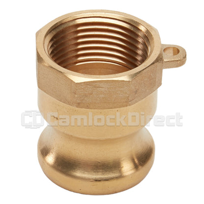 Brass 1" Male Camlock x 1" Female NPT