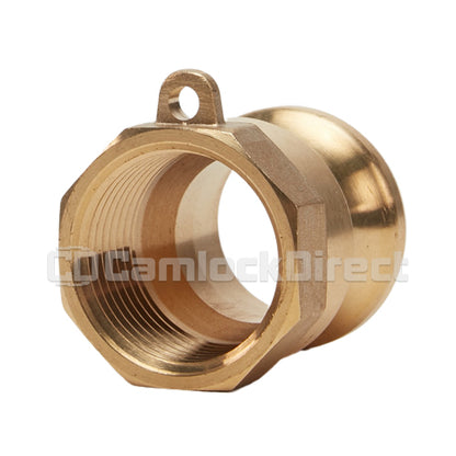 Brass 1" Male Camlock x 1" Female NPT