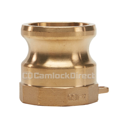 Brass 1 1/2" Male Camlock x 1 1/2" Female NPT