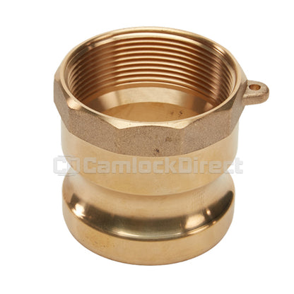 Brass 2" Male Camlock x 2" Female NPT