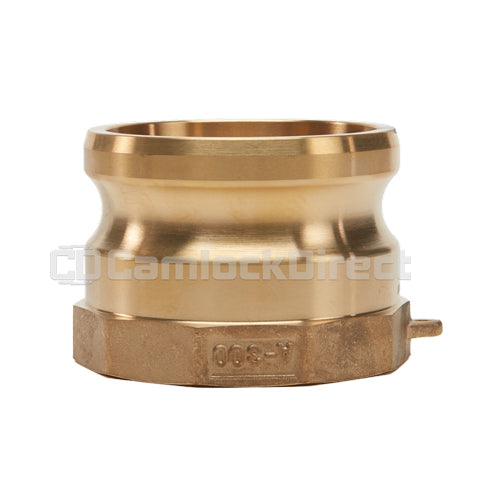 Brass 3" Male Camlock x 3" Female NPT