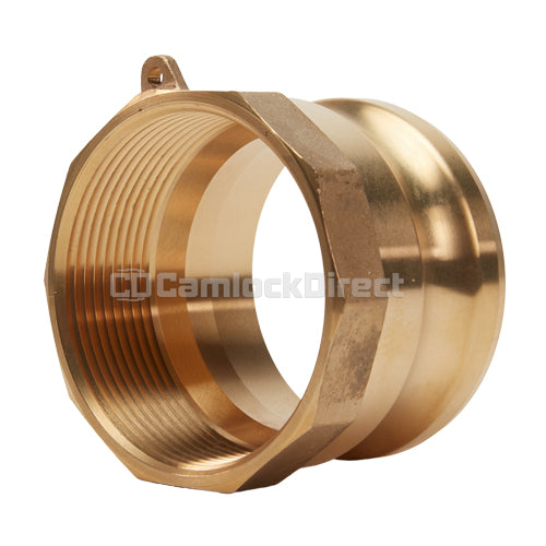 Brass 4" Male Camlock x 4" Female NPT