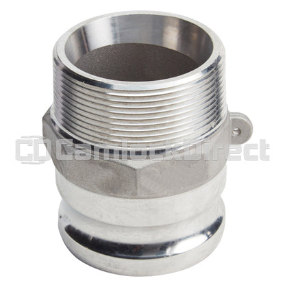 Aluminum 3" Male Camlock x 3" Male NPT