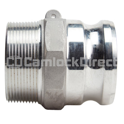 Aluminum 3" Male Camlock x 3" Male NPT