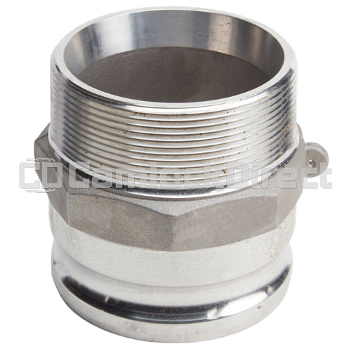 Aluminum 6" Male Camlock x 6" Male NPT