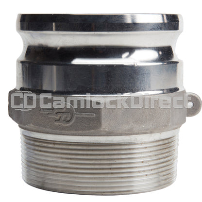 Aluminum 6" Male Camlock x 6" Male NPT