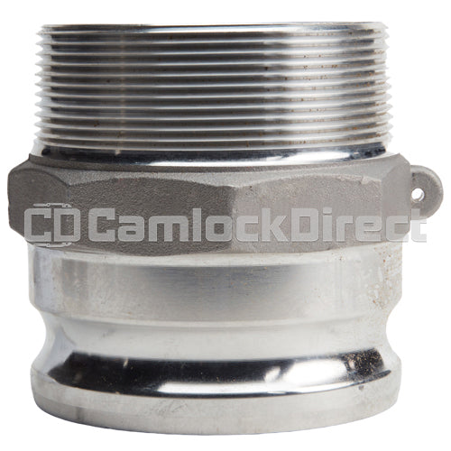 Aluminum 6" Male Camlock x 6" Male NPT