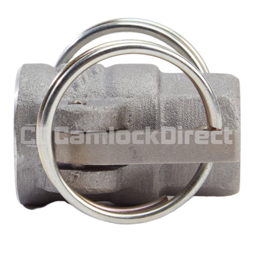 Aluminum 1/2" Female Camlock x 1/2" Female NPT