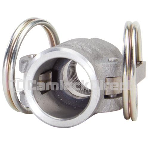 Aluminum 1/2" Female Camlock x 1/2" Female NPT