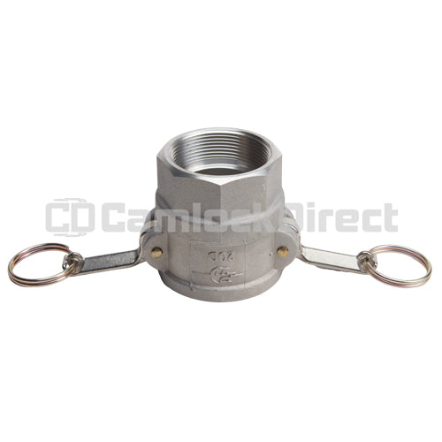 Aluminum 2" Female Camlock x 2" Female NPT