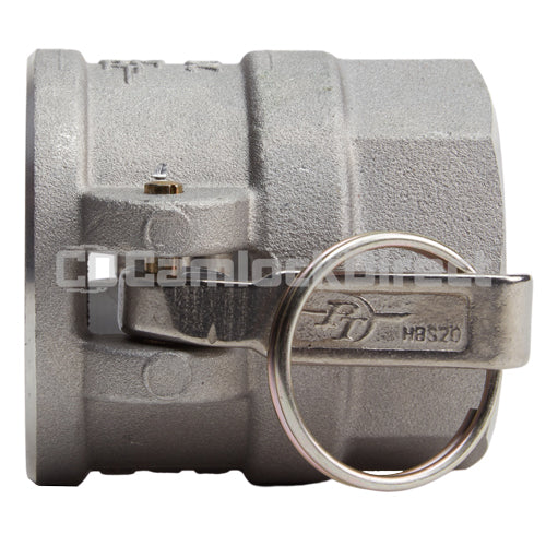 Aluminum 2" Female Camlock x 2" Female NPT