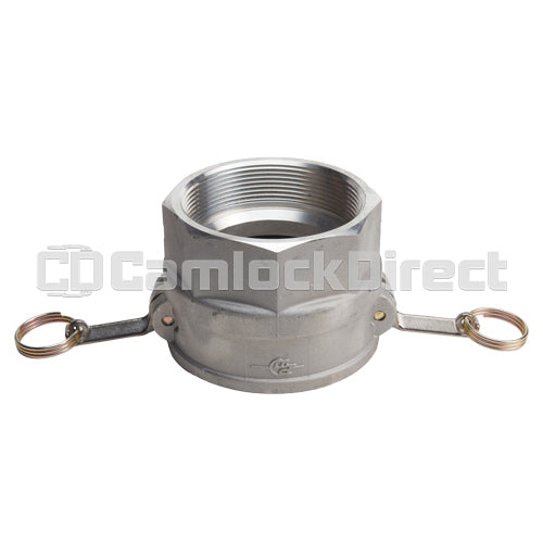 Aluminum 4" Female Camlock x 4" Female NPT