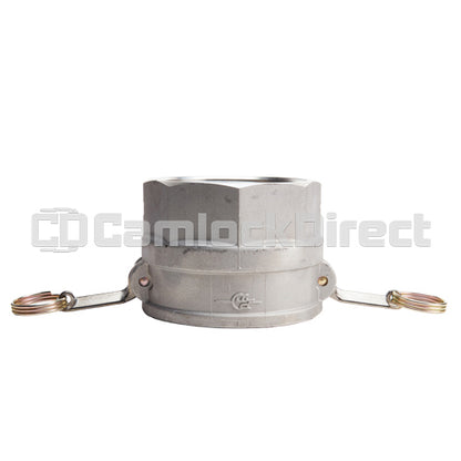 Aluminum 4" Female Camlock x 4" Female NPT