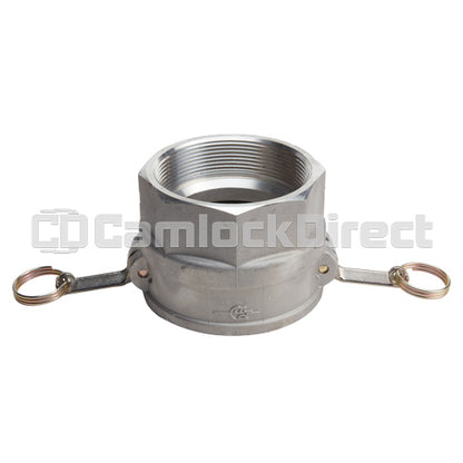 Aluminum 6" Female Camlock x 6" Female NPT