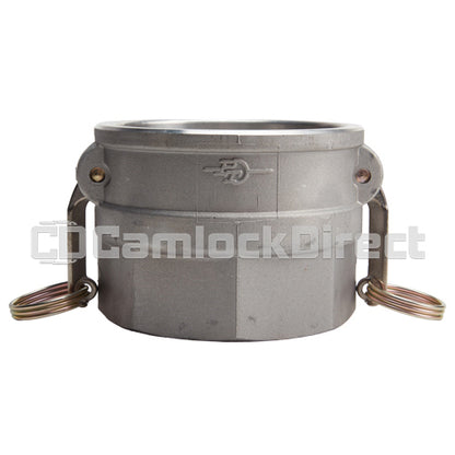 Aluminum 6" Female Camlock x 6" Female NPT