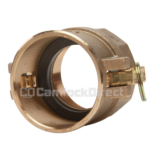 Brass 3" Female Camlock x 3" Female NPT