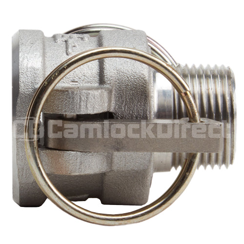 Aluminum 3/4" Female Camlock x 3/4" Male NPT