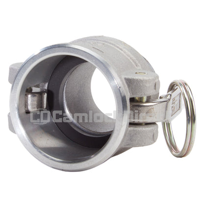 Aluminum 1 1/2" Female Camlock x 1 1/2" Male NPT