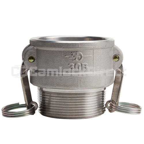 Aluminum 3" Female Camlock x 3" Male NPT