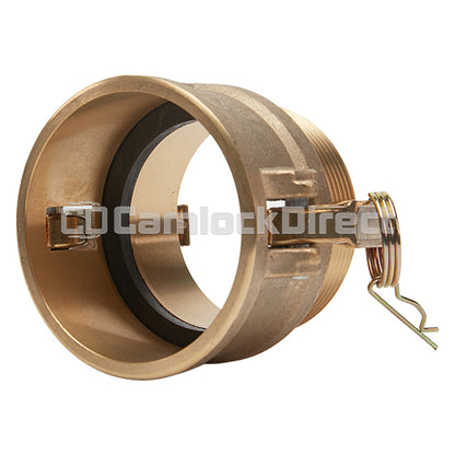 Brass 4" Female Camlock x 4" Male NPT