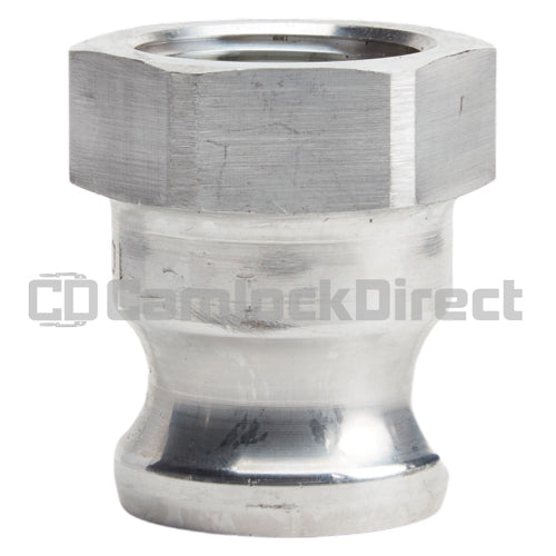 Aluminum 1" Male Camlock x 1" Female NPT