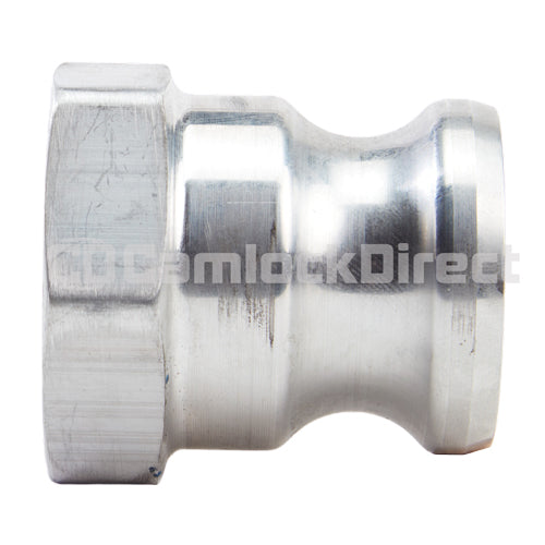 Aluminum 1 1/4" Male Camlock x 1 1/4" Female NPT