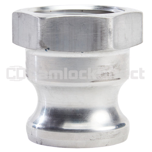 Aluminum 1 1/4" Male Camlock x 1 1/4" Female NPT