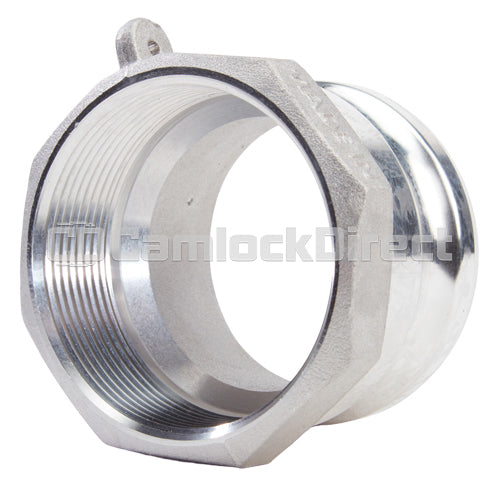 Aluminum 3" Male Camlock x 3" Female NPT