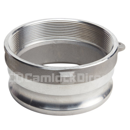 Aluminum 6" Male Camlock x 6" Female NPT