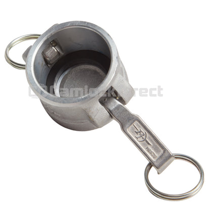 Aluminum 1 1/2" Female Camlock Dust Cap