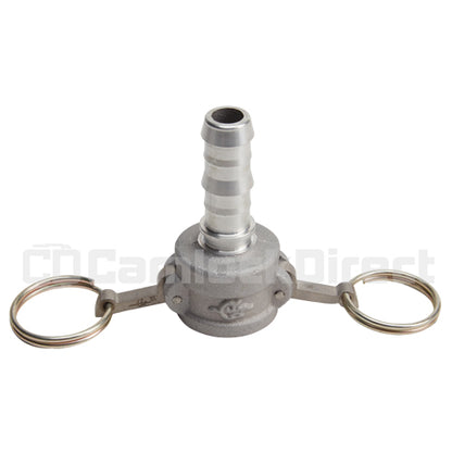 Aluminum 3/4" Female Camlock to Hose Shank