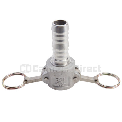 Aluminum 1" Female Camlock to Hose Shank