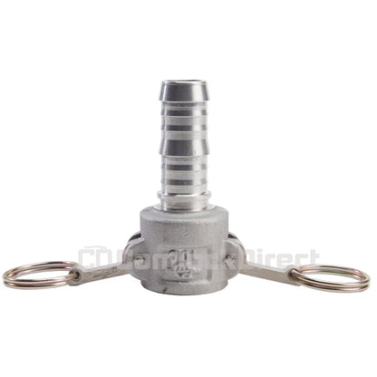 Aluminum 1" Female Camlock to Hose Shank