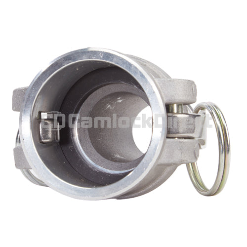 Aluminum 1 1/4" Female Camlock to Hose Shank