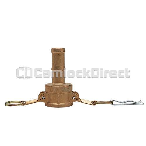 Brass 1/2" Female Camlock to Hose Shank