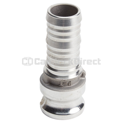 Aluminum 1 1/2" Male Camlock to Hose Shank