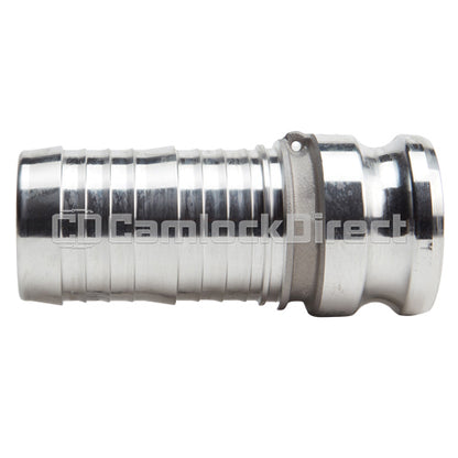 Aluminum 2 1/2" Male Camlock to Hose Shank