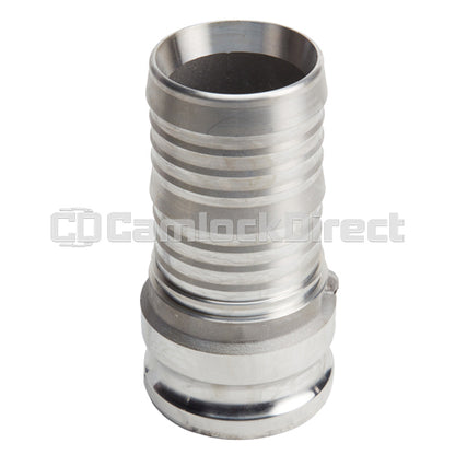 Aluminum 3" Male Camlock to Hose Shank