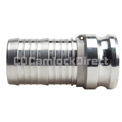 Aluminum 3" Male Camlock to Hose Shank