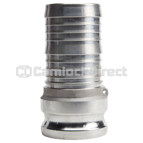 Aluminum 3" Male Camlock to Hose Shank