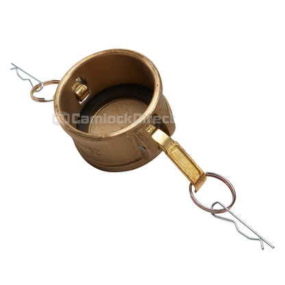 Brass 2 1/2" Female Camlock Dust Cap