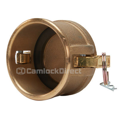 Brass 2 1/2" Female Camlock Dust Cap