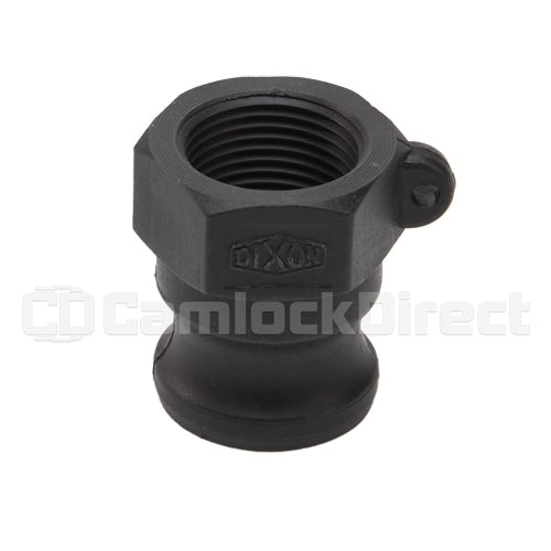 Plastic 3/4" Male Camlock x 3/4" Female NPT