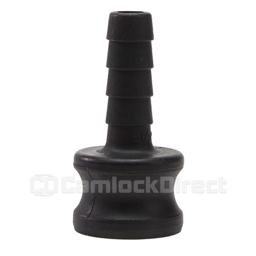 Plastic 3/4" Male Camlock to 1/2" Hose Shank