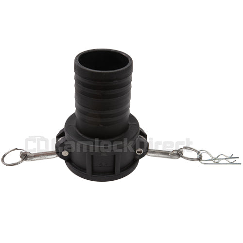 Plastic 3" Female Camlock to Hose Shank